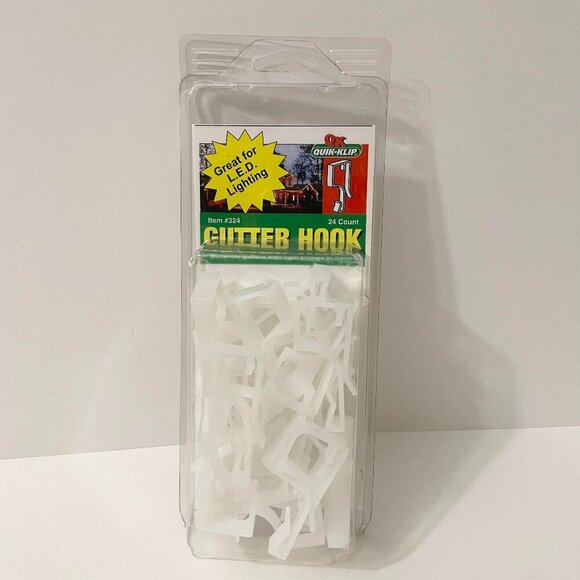 QK Quik Klip Gutter Hooks 24 Count Item 324 - Picture 1 of 12